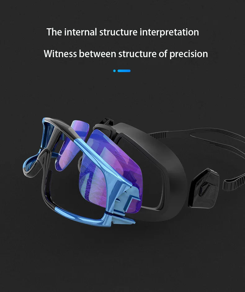 HD Antifog Large Frame Swimming Goggles