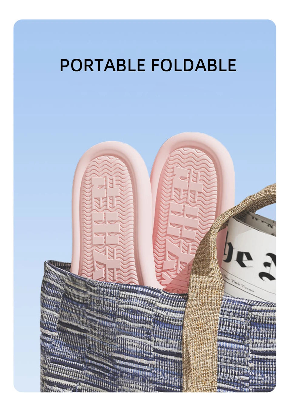 Portable Quick-Dry Slippers for Travel & Home